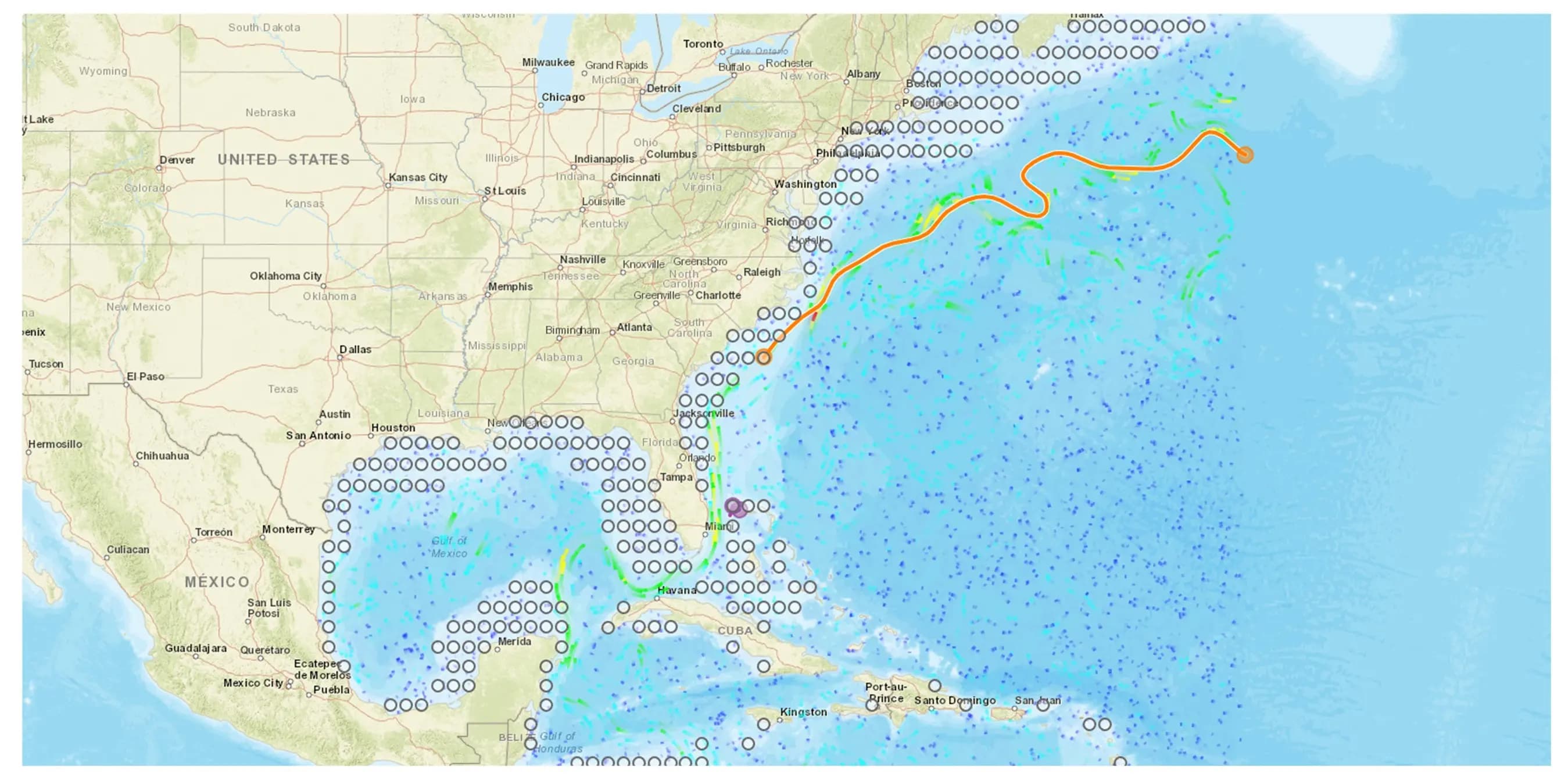 DriftCast Map Example